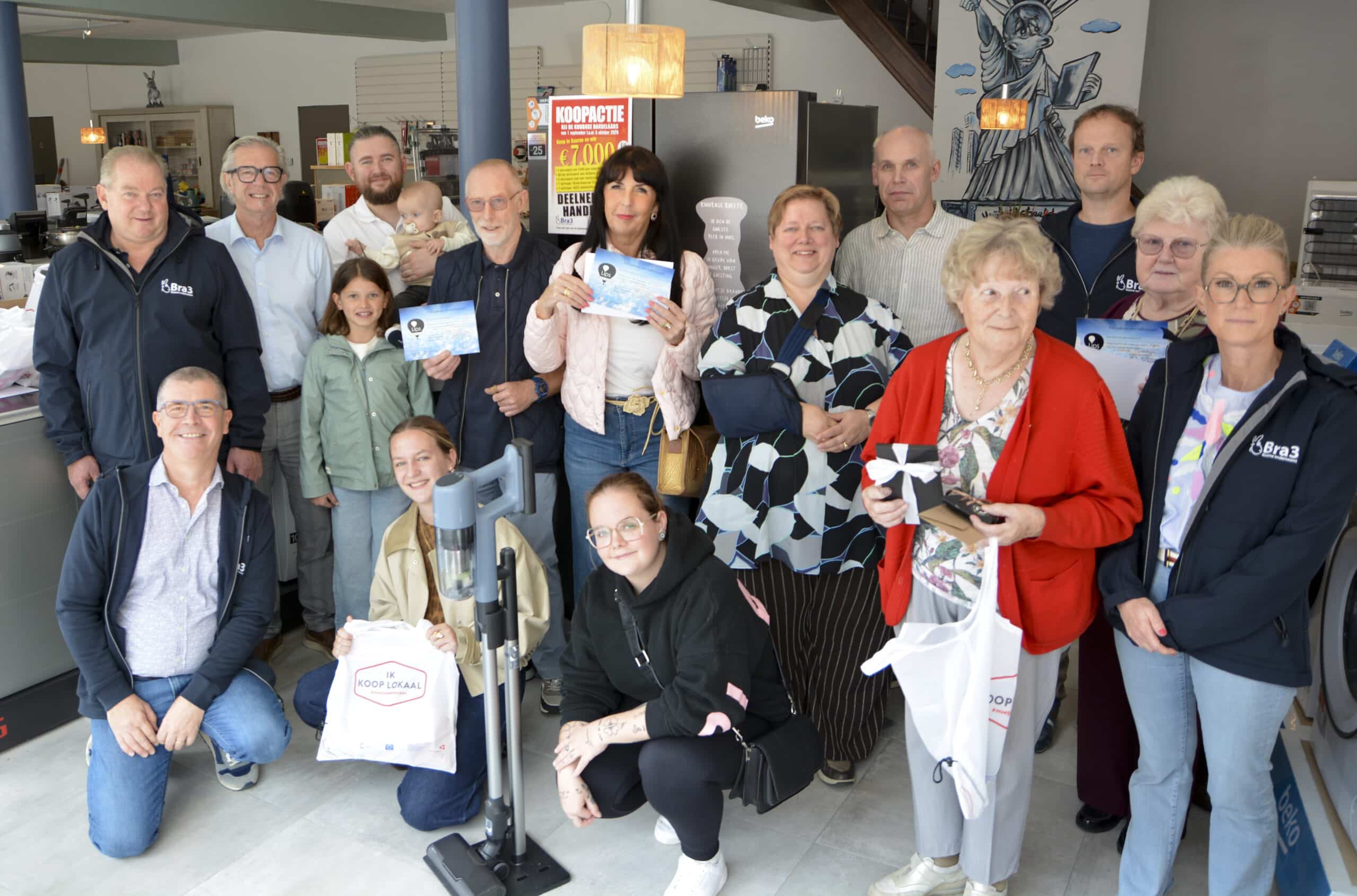 Prijsuitreiking koopactie Bra3 Kuurne 2026